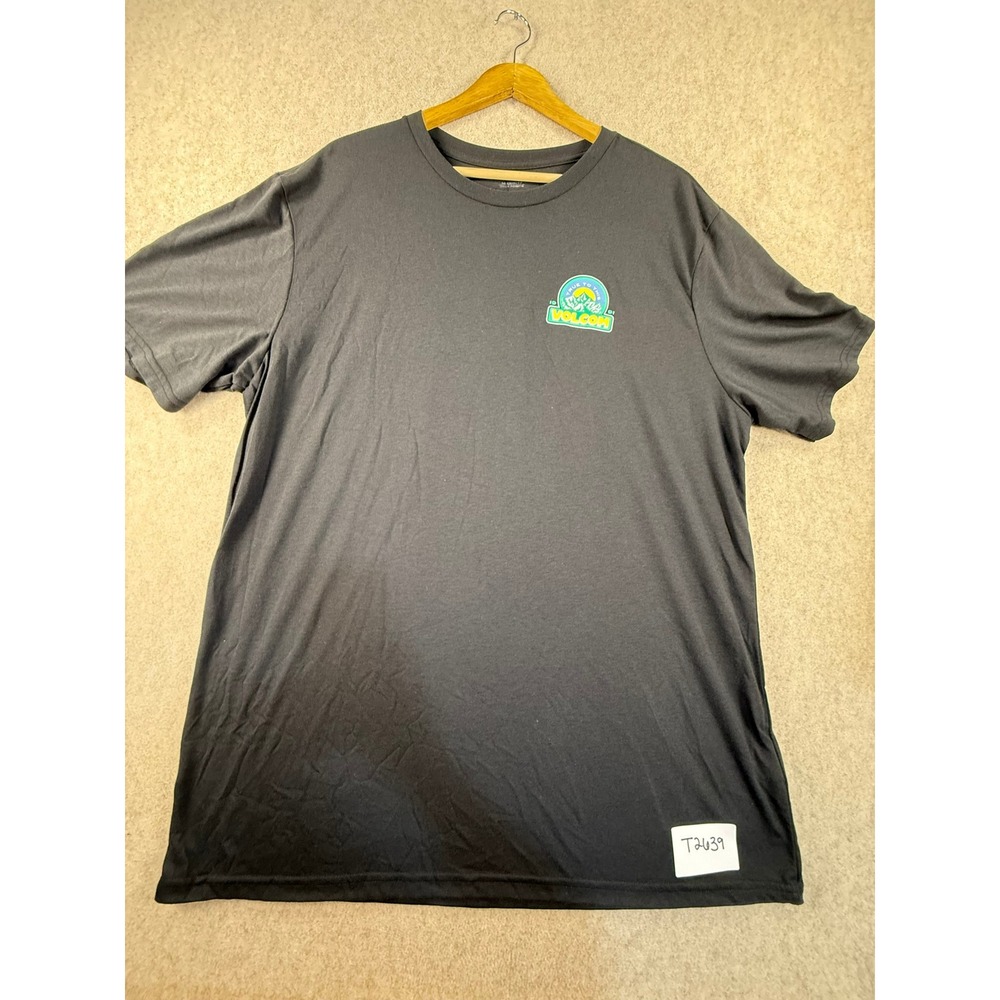 NWT Volcom V.CO-TECH Mens XL Black True To This Mountain Graphic T-Shirt